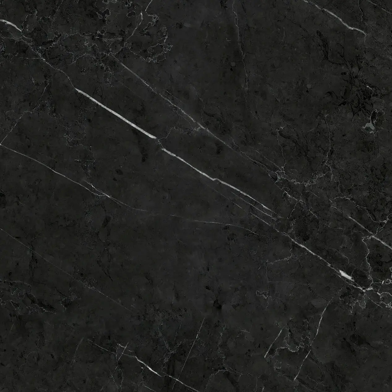 Wandpaneel Isodeco Black Trevore - Strakke Zwart Marmerlook voor een Moderne Uitstraling